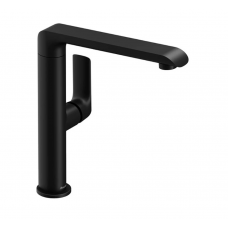 Смеситель для раковины RAVAK Flat Black FL 016.20 X070174 однорычажный черный матовый Смеситель для раковины RAVAK Flat Black FL 016.20 X070174 однорычажный черный матовый